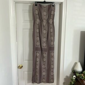 Gianni Bini strapless maxi dress